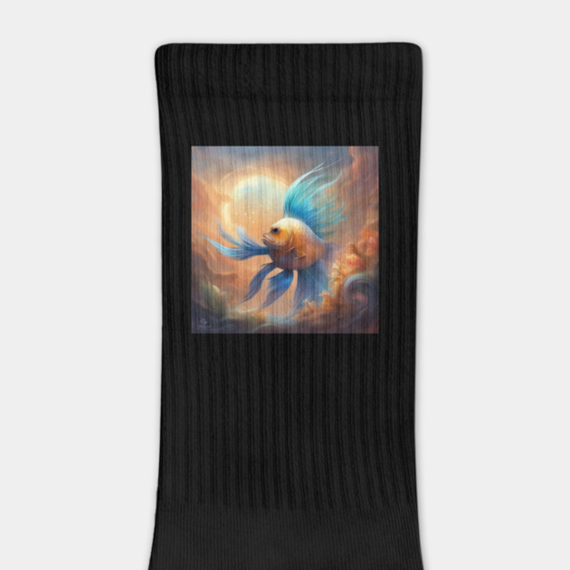 magnificent goldfish by animegirlnft