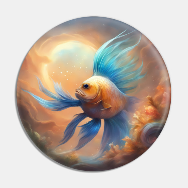 magnificent goldfish Pin by animegirlnft