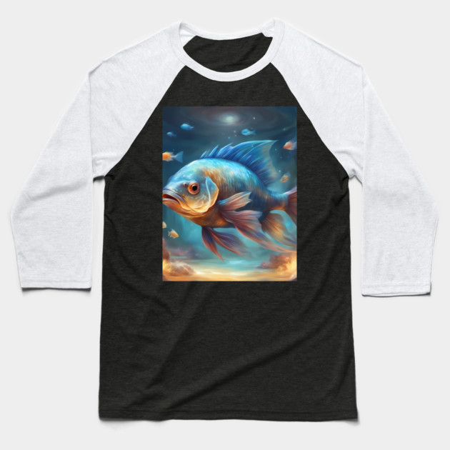 symphony of anger the fish Baseball T-Shirt by animegirlnft