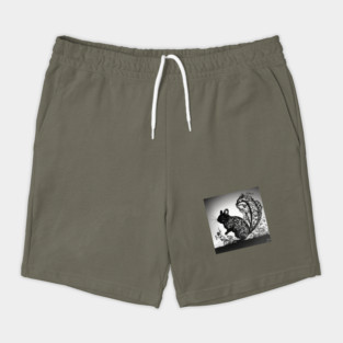 Chinchillas Shadow Silhouette Anime Style Collection No. 9 Shorts