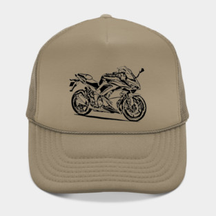 Z1000SX Motorcycle Sketch Art Hat