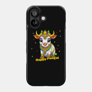 Kawaii Pongal Decorated Cow Phone Case