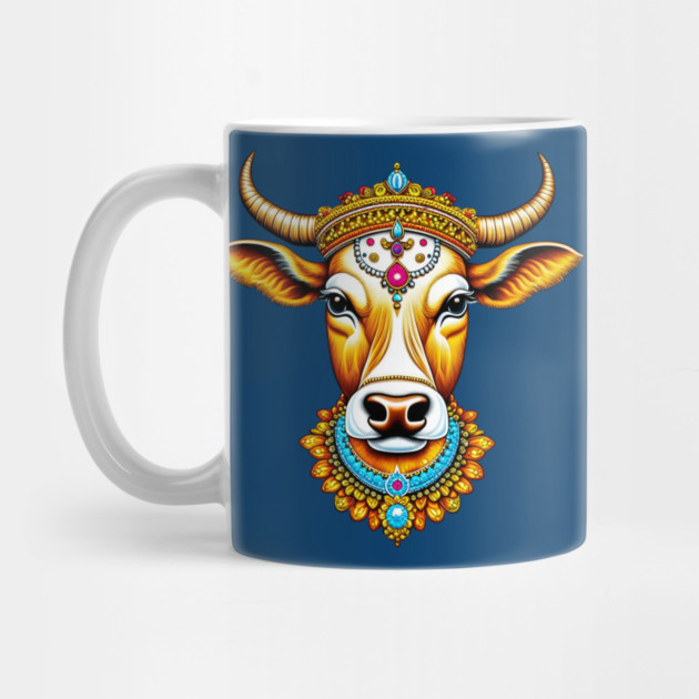 Pongal Decorated Cow by HolidayBug