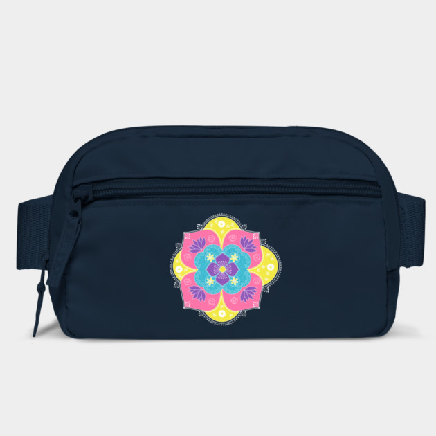 Bright Pastel Lotus Rangoli by HolidayBug