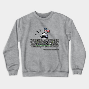 When they call the roll in the Senate... Crewneck Sweatshirt