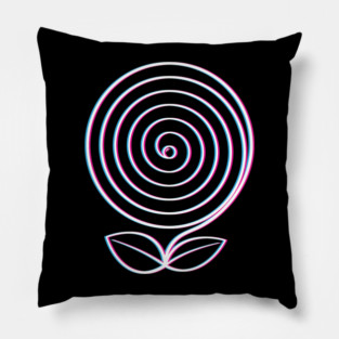 Spiral flower Pillow