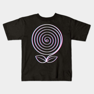 Spiral flower Kids T-Shirt