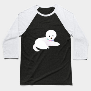 Pom Pom bichon Baseball T-Shirt