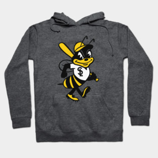 Salt Lake Bees - Retro Bee Mascot Hoodie
