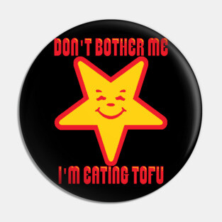 Vegetarian Happy Star Pin