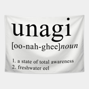 Unagi definition Tapestry