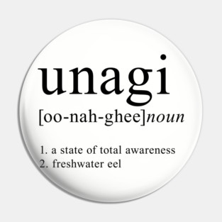 Unagi definition Pin