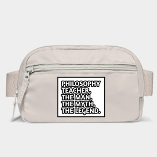 Philosophy Teacher  The Man The Myth The Legend, Gift for male philosophy teacher Bag