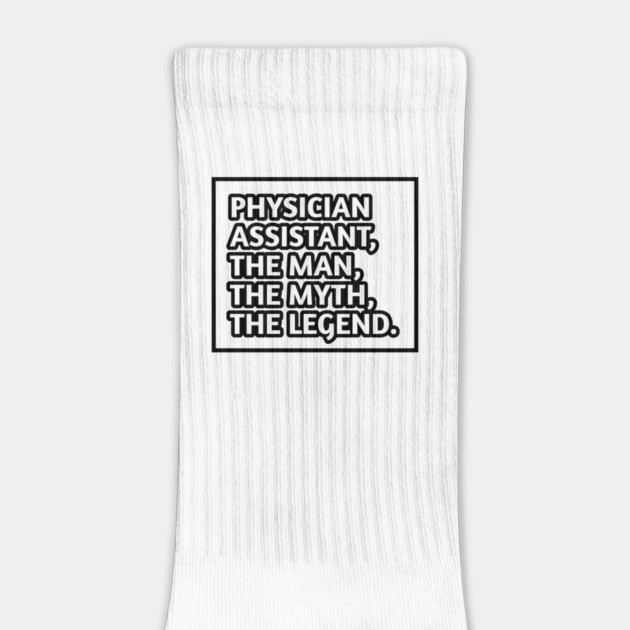 Physician Assistant  The Man The Myth The Legend, Gift for male physician assistant by BlackMeme94