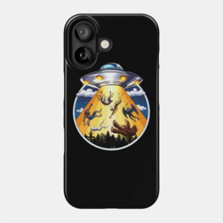 Cryptids Alien Abduction Phone Case