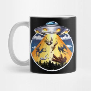 Cryptids Alien Abduction Mug