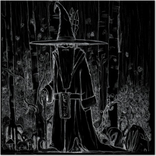 Forest Wizard Posters and Art