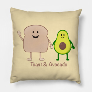 Toast & Avocado Pillow