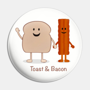 Toast & Bacon Buddies Pin