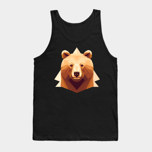 Bear with Maple leafs Canada, Canadian Flag Tank Top by logiamerch