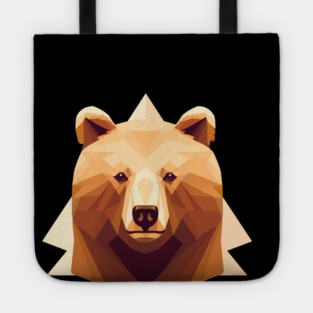 Bear with Maple leafs Canada, Canadian Flag Tote