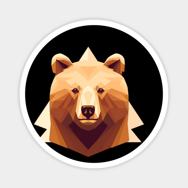 Bear with Maple leafs Canada, Canadian Flag Magnet by logiamerch