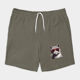 Gray Cat with Shades, Love Cats Shorts