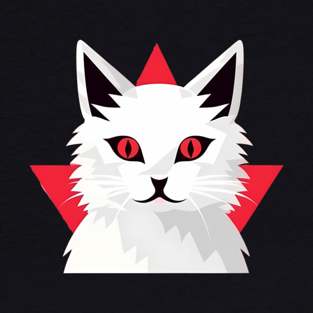 White Cat with Shades, Love Cats by logiamerch