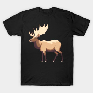 Elk Illustration, Love Elks T-Shirt