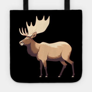 Elk Illustration, Love Elks Tote