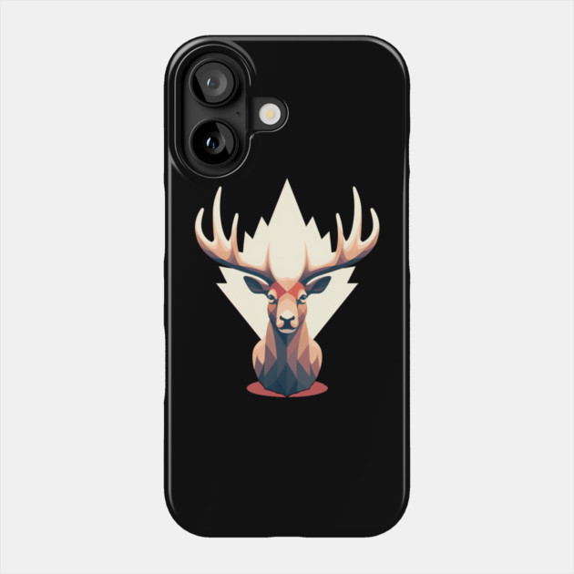 Elk with Maple leafs Canada Phone Case by logiamerch