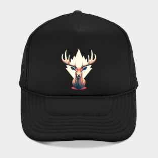 Elk with Maple leafs Canada Hat
