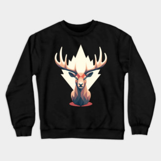 Elk with Maple leafs Canada Crewneck Sweatshirt