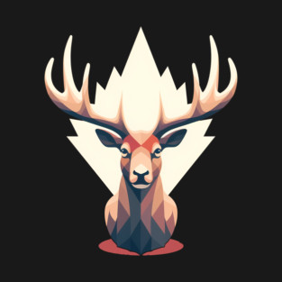 Elk with Maple leafs Canada T-Shirt