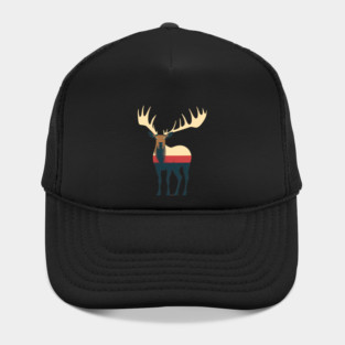 Elk Illustration, Love Elks Hat