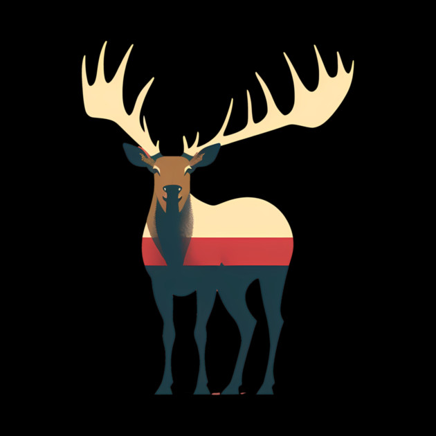 Elk Illustration, Love Elks by logiamerch