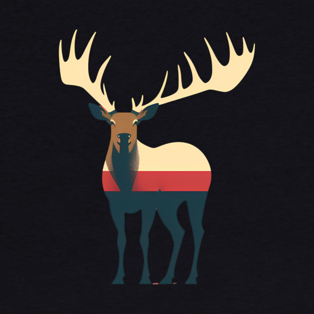 Elk Illustration, Love Elks by logiamerch
