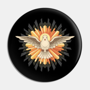 The Holy Spirit as a dove Pin