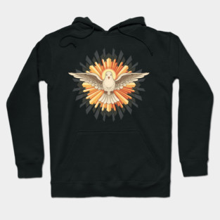 The Holy Spirit as a dove Hoodie