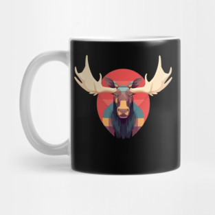 Cool Moose, Forest Animal Mug