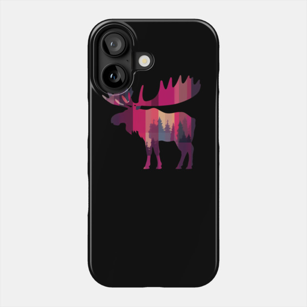 Moose, Forest Animal Phone Case by logiamerch