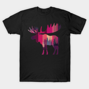 Moose, Forest Animal T-Shirt