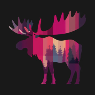 Moose, Forest Animal T-Shirt