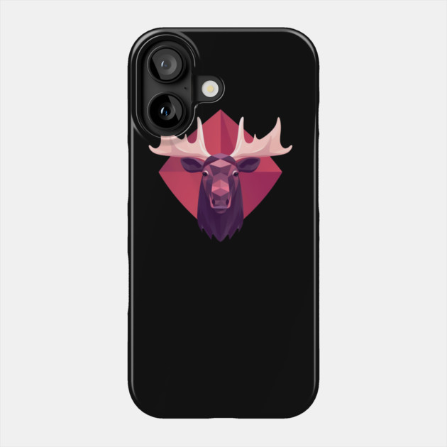 Moose, Forest Animal Phone Case by logiamerch
