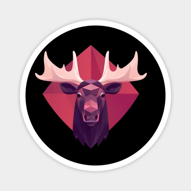 Moose, Forest Animal Magnet by logiamerch