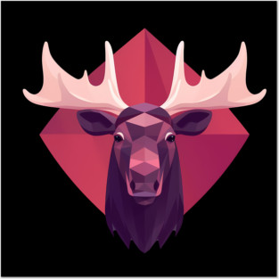 Moose, Forest Animal Posters and Art