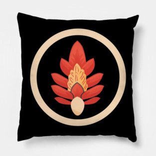 Red Ginger Flower, Love Plants Pillow