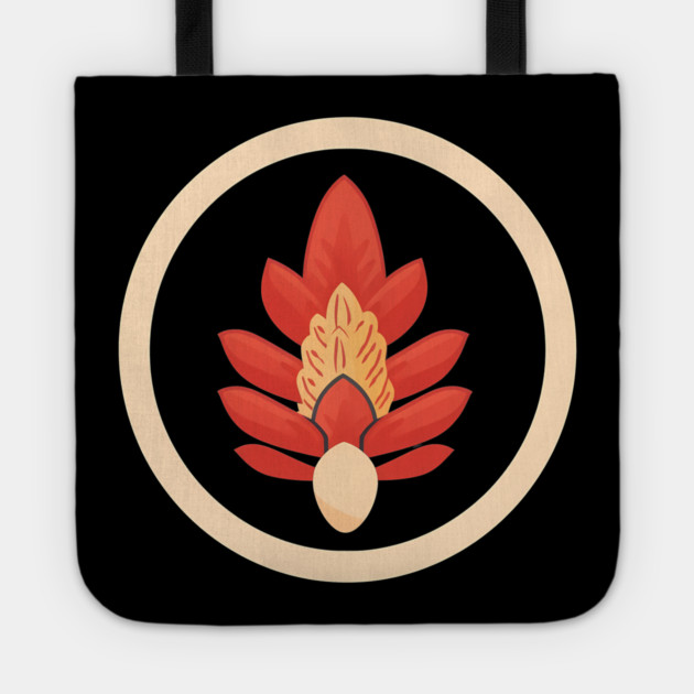 Red Ginger Flower, Love Plants Tote by logiamerch