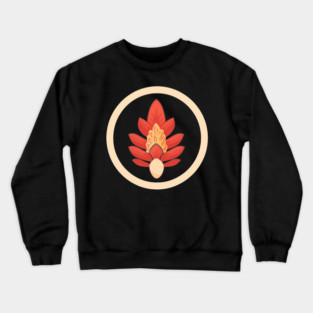 Red Ginger Flower, Love Plants Crewneck Sweatshirt