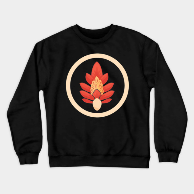 Red Ginger Flower, Love Plants Crewneck Sweatshirt by logiamerch